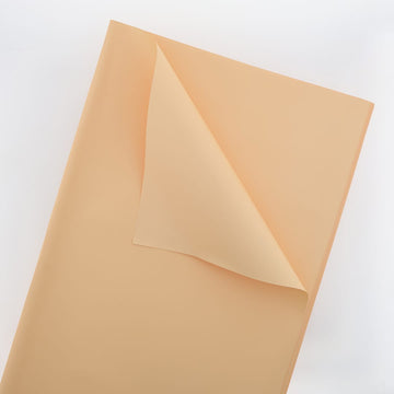 Crafteria Pastel Orange Korean Flower Wrapping Bouquet Paper