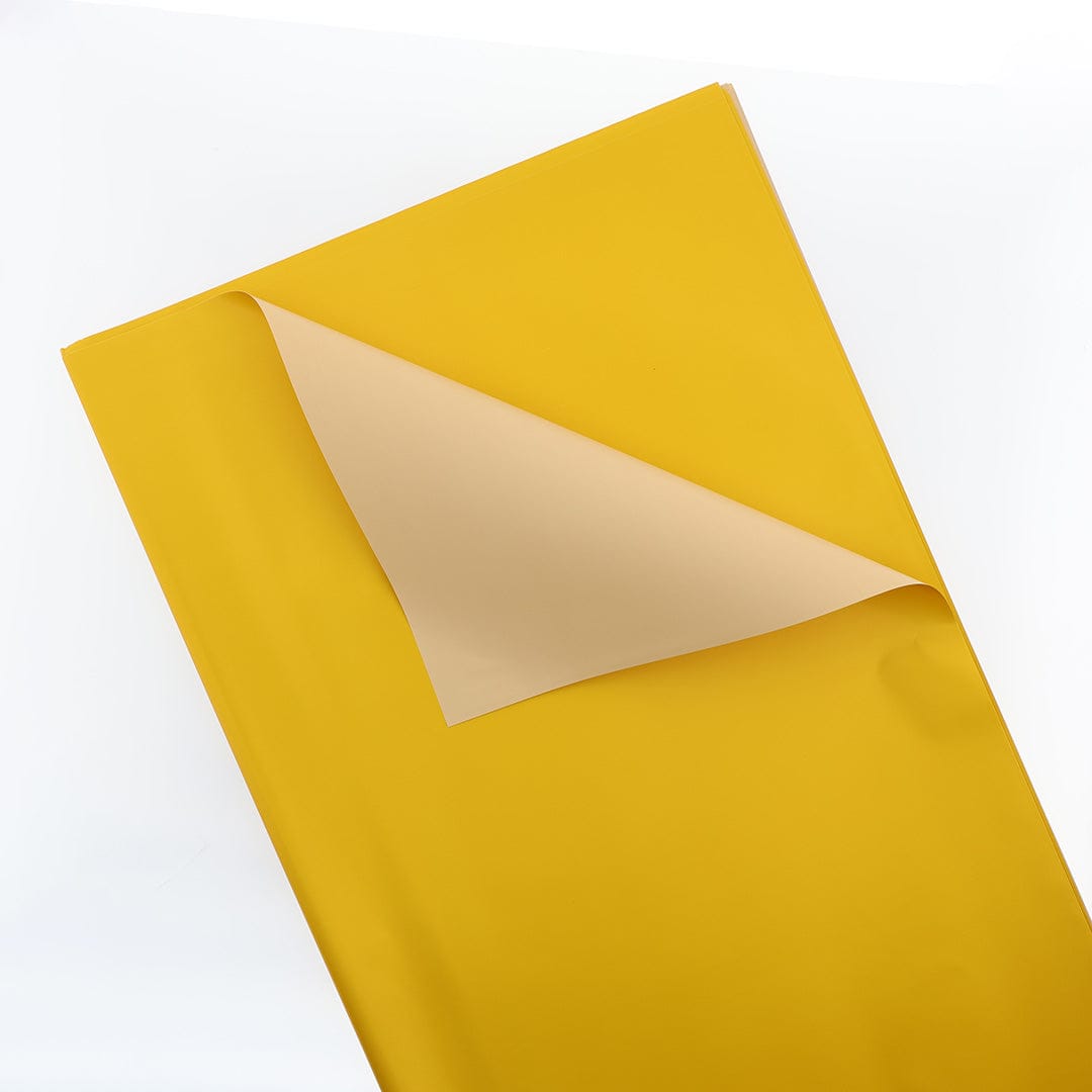 Crafteria Turmeric + Straw Yellow Double shade Bouquet Paper