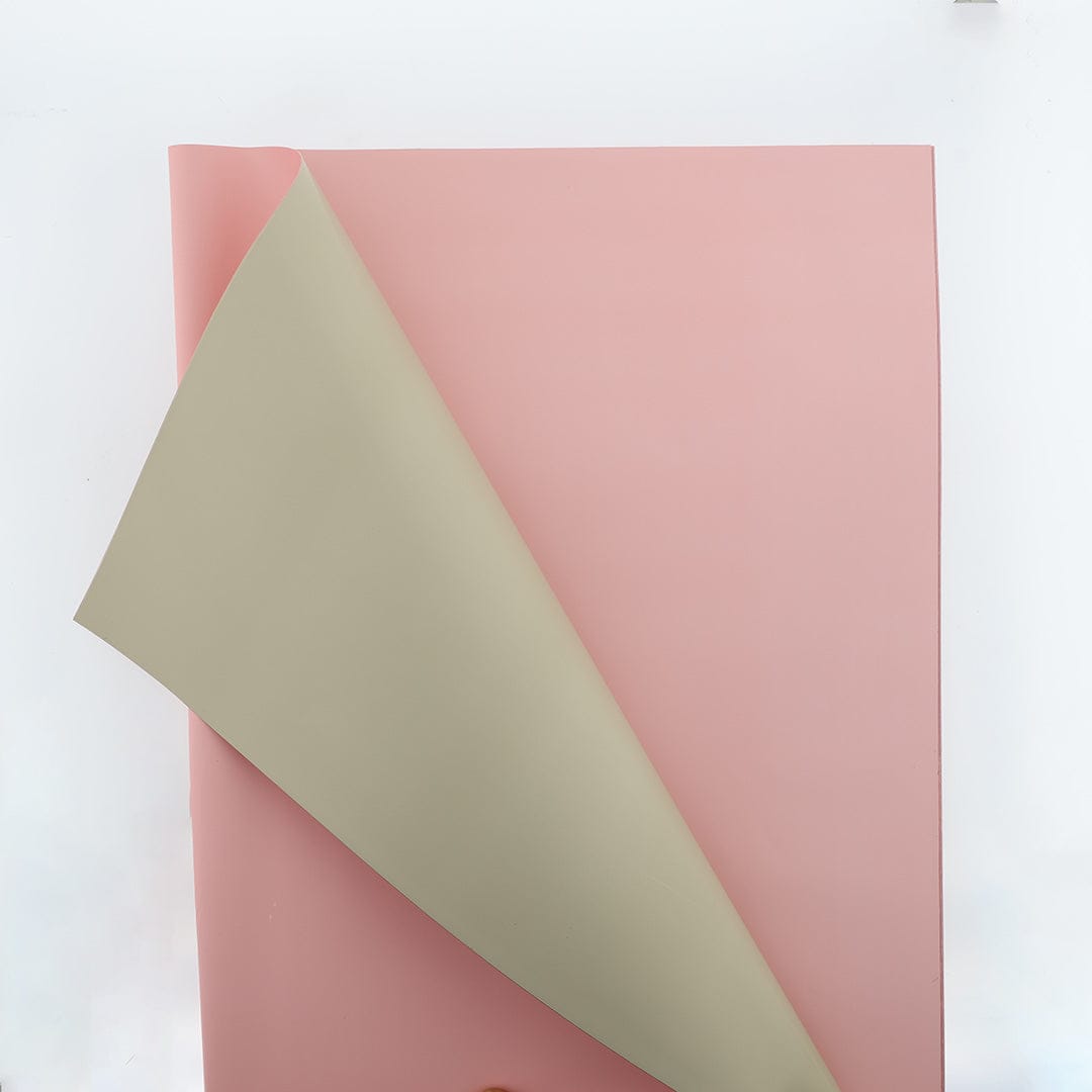 Crafteria Pink + Milky White Double shade Bouquet Paper