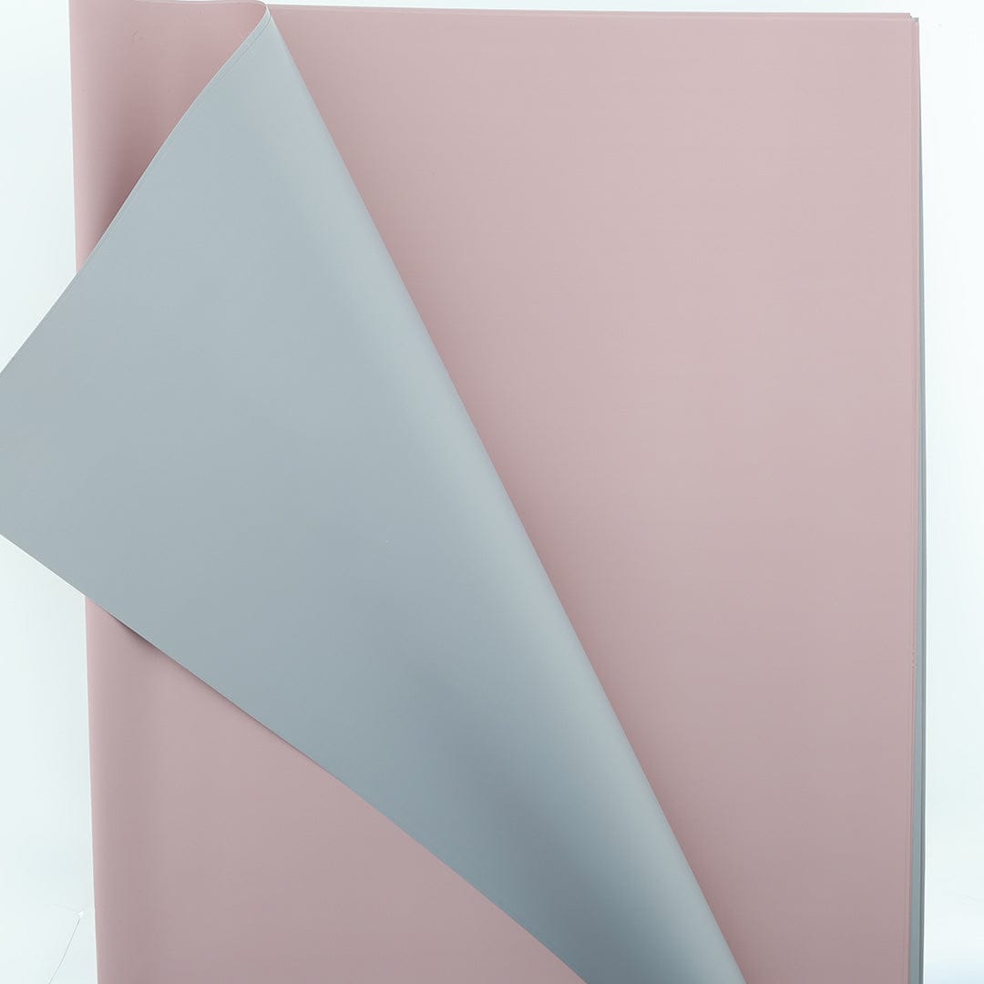 Crafteria Nude Pink + Cement Gray Double shade Bouquet Paper