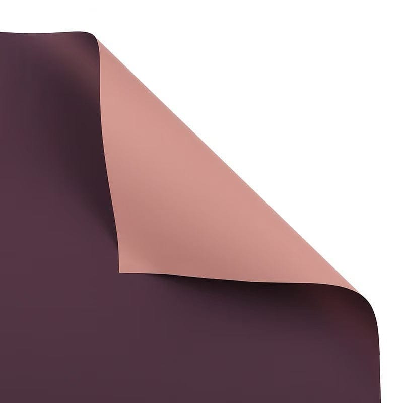 Crafteria Grape purple + Clear Pink Double shade Bouquet Paper