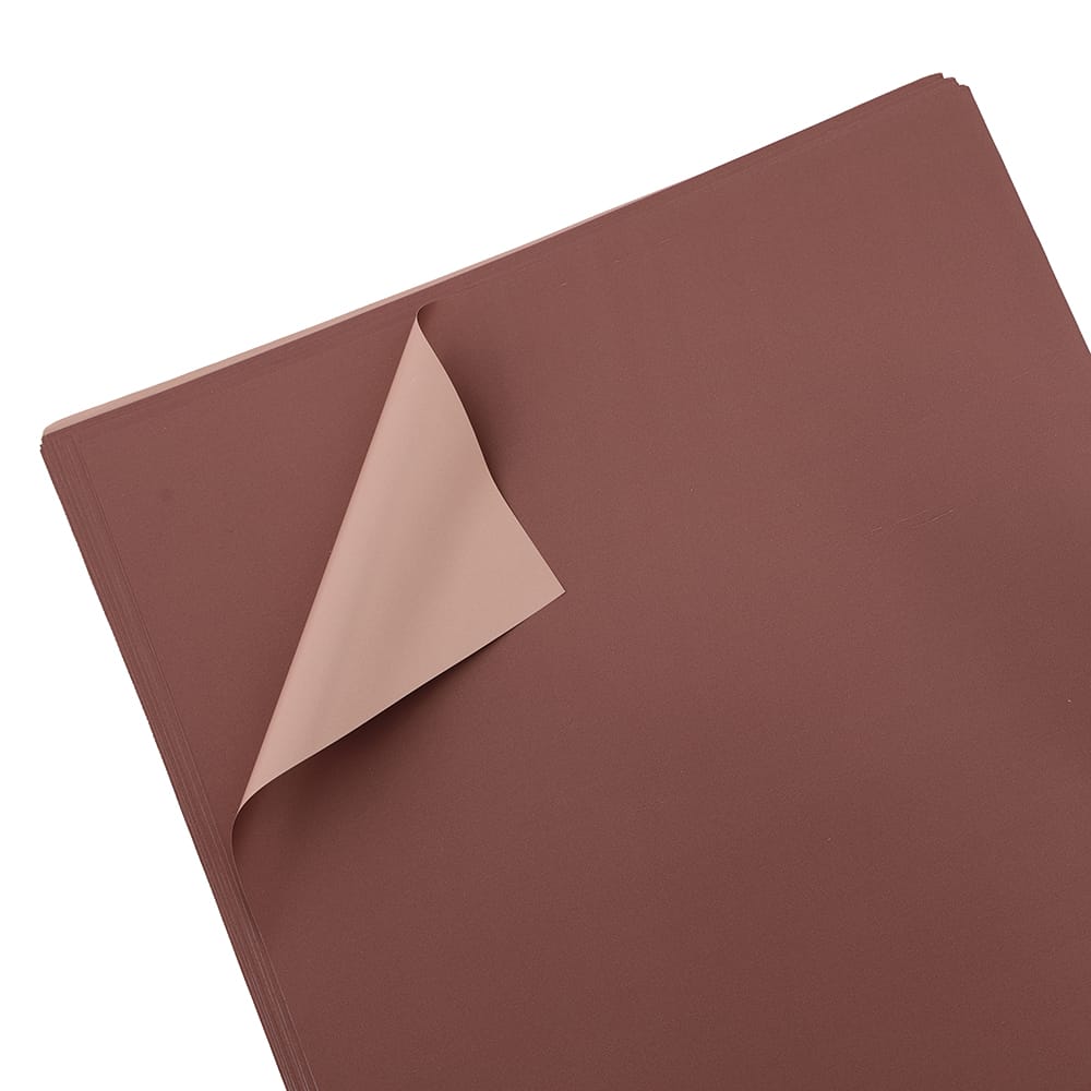Crafteria Red Bean +  Nude Pink Double shade Bouquet Paper