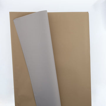 Crafteria Milky Coffee + Milk Gray Double shade Bouquet Paper