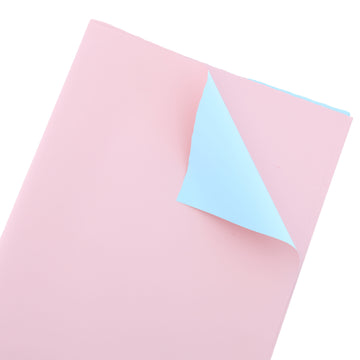 Crafteria Pink + Ice Blue Double shade Bouquet Paper