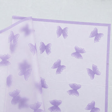 Crafteria Purple Bow Design Bouquet Paper