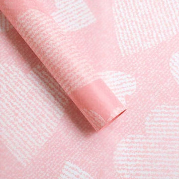 Crafteria Pink Stiped Heart Korean Heart