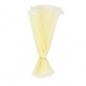 Crafteria Off White Wrinkled / Lace Material Bouquet Paper