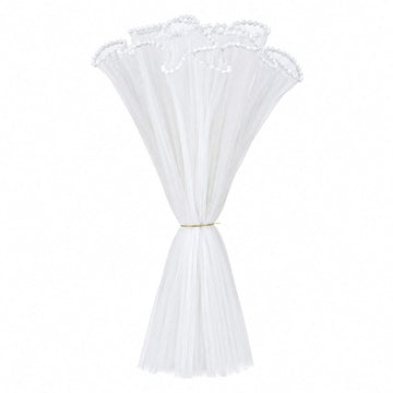 Crafteria White Wrinkled / Lace Material Bouquet Paper
