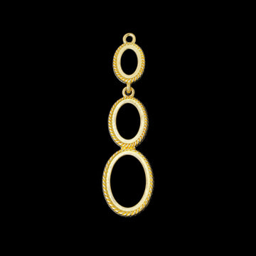 My Store BEZELS Gold Hanging Bezels