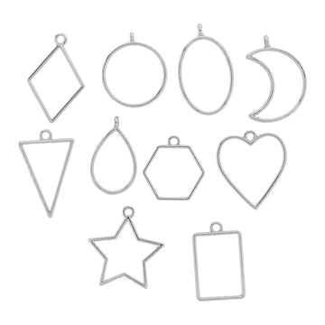 Crafteria Silver 10 In 1 Bezels Set