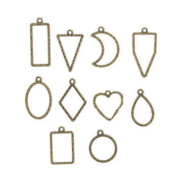 Crafteria Antique 10 In 1 Embossed Bezels Set