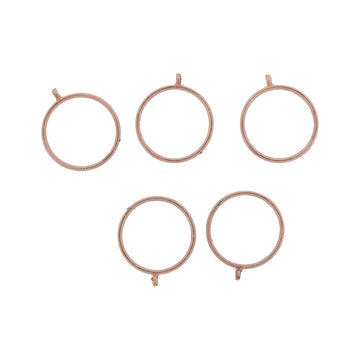 Crafteria Rose Gold 5 In 1 Round Bezels Set