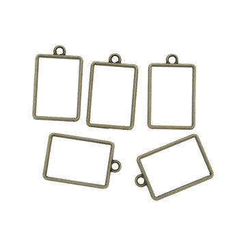 Crafteria Antique 5 In 1 Rectangle Bezels Set
