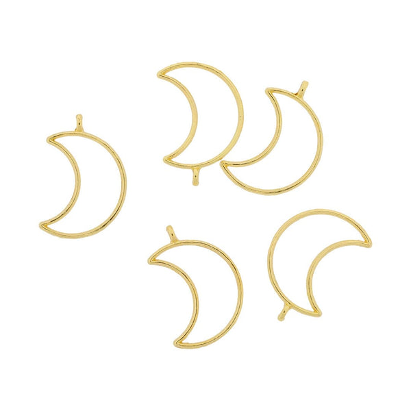 Crafteria Gold 5 In 1 Moon Bezels Set
