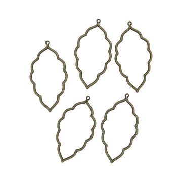 Crafteria Antique 5 In 1 Leaf Bezels Set