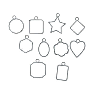 Crafteria Silver 10 In 1 Small Bezels Set