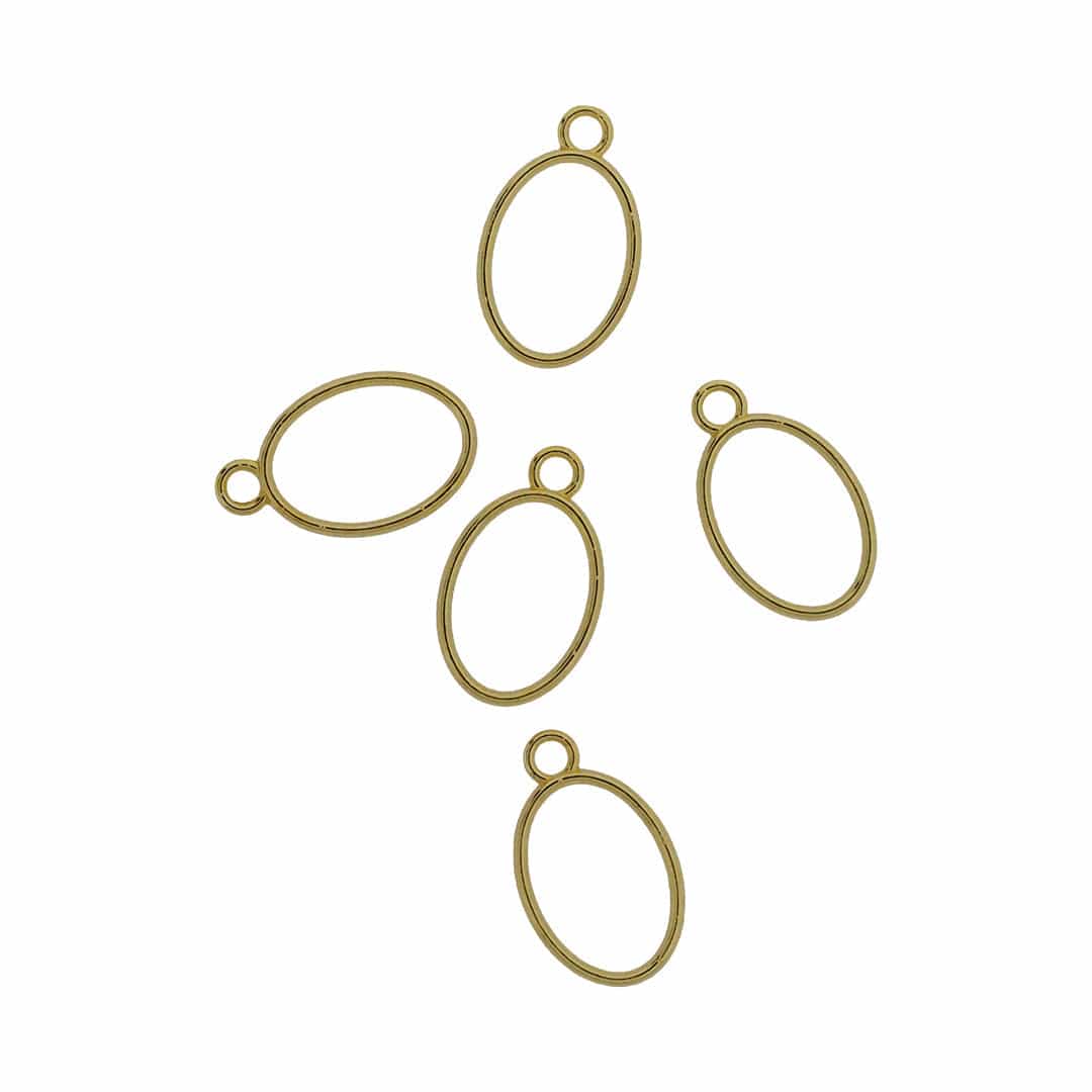 Crafteria 5 In 1 Gold Oval Bezel Set