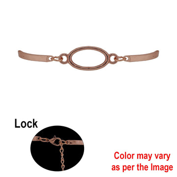 Crafteria Rose Gold 1Pc Eye Bracelet Bezels