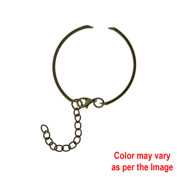 Crafteria Antique 5Pcs Cuff Bracelet with Adjustable Chain
