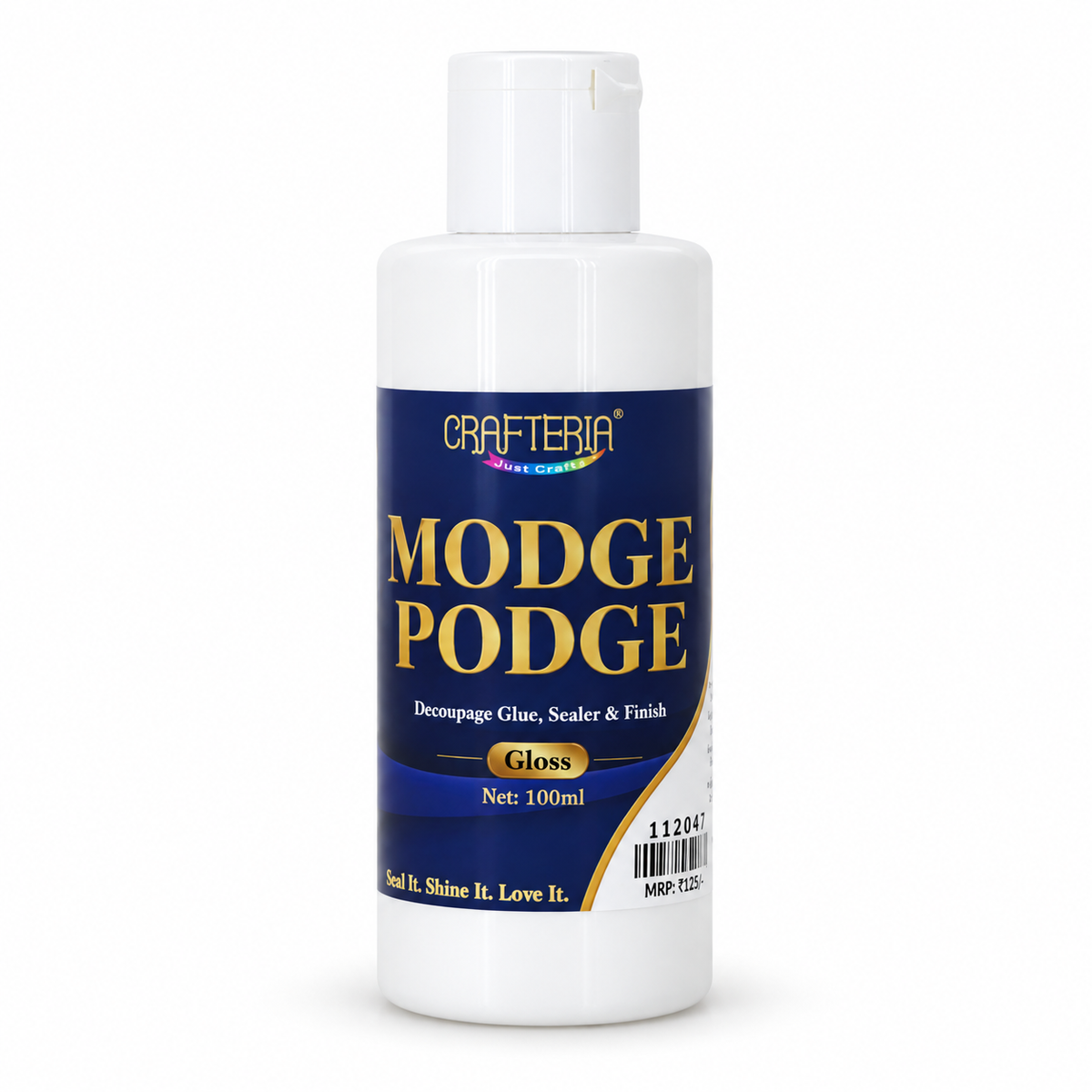 Crafteria Modge Podge Gloss – 100 ML | Decoupage Glue, Sealer & Finish
