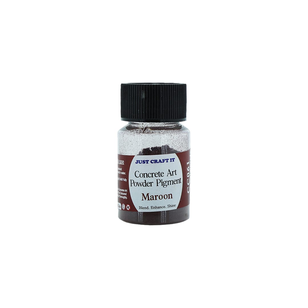 Crafteria Maroon Concrete Art Powder Pigments (10Gram)
