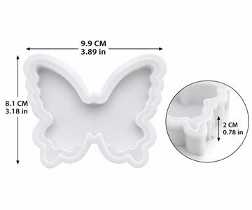 Butterfly Shape LED Light Box Base Silicone Mould Small Size for Resin Art & DIY Crafts
