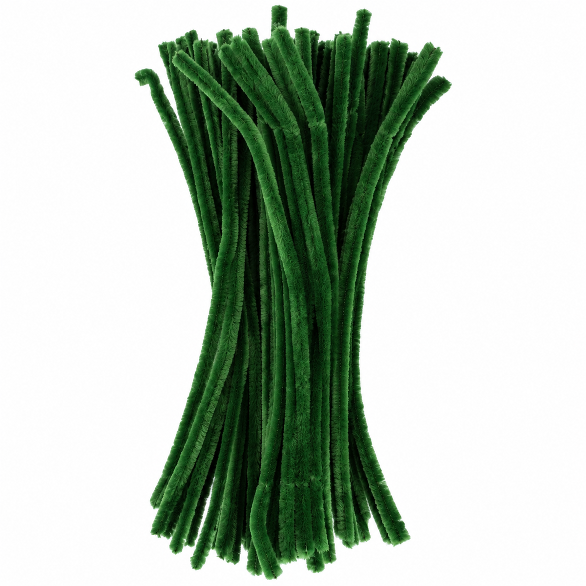 Forest Green Chenille Pipe Cleaners 10MM – Pack of 100 Pcs