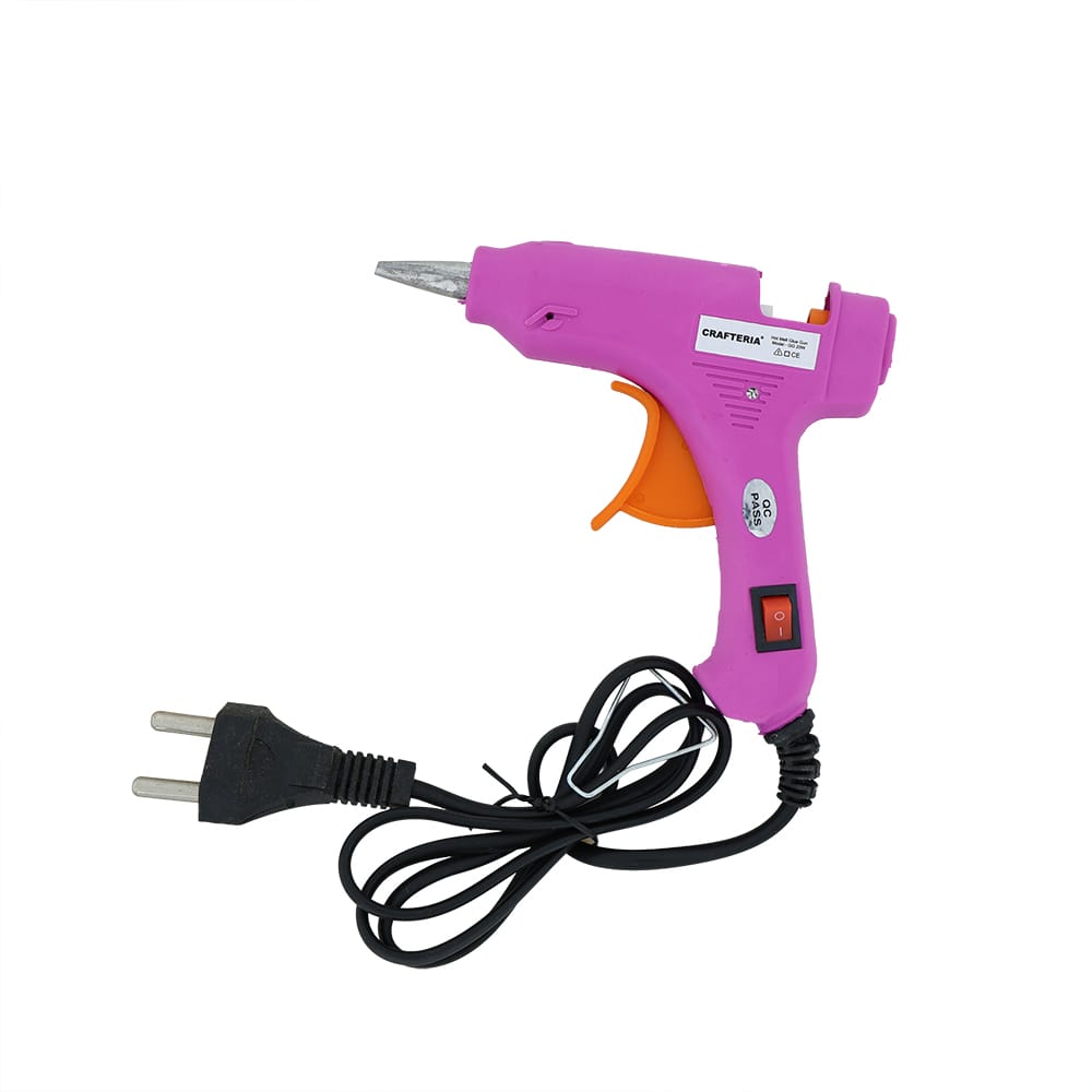 Crafteria Crafteria 20w Mini Hot Melt Glue Gun With Metal Copper Nozzle