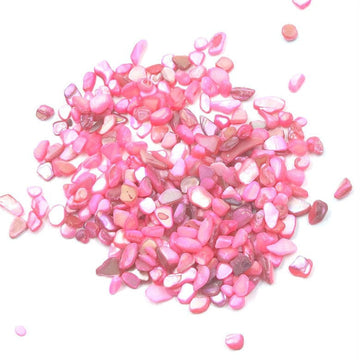 Crafteria Rose Pink Shell Stone Granules (500gms)