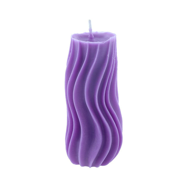 My Store Handmade Mould Vertical Wave Pillar Candle Handmade Mould