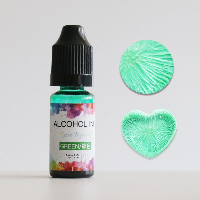 JUST CRAFT IT PIGMENT Green 3D Alcohol Ink Single Colours