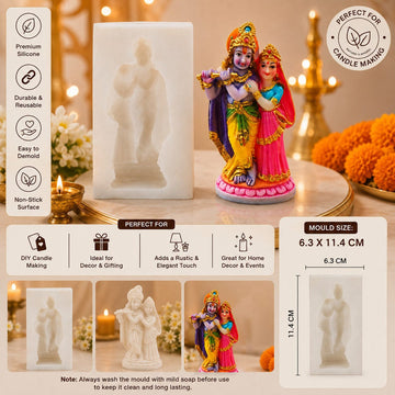 Crafteria Radha Krishna Silicon Mould