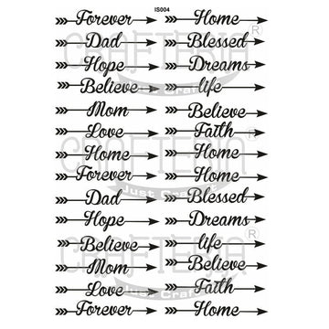 Crafteria Tags & BookMark Insert Sheet (Transparent Sheet) IS004