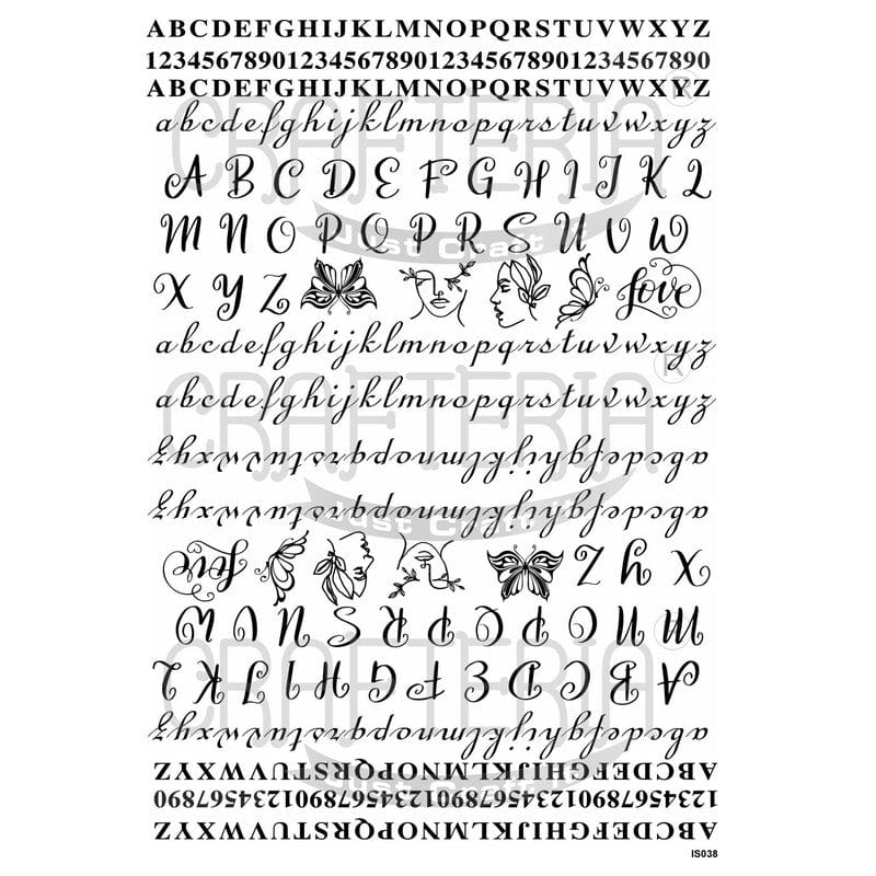 Crafteria Insert Sheet (Transparent Sheet) IS038