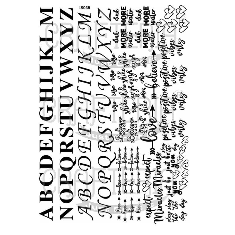 Crafteria Insert Sheet (Transparent Sheet) IS039
