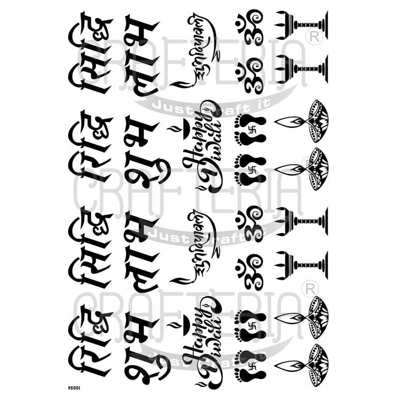 Crafteria Insert Sheet (Transparent Sheet) IS054