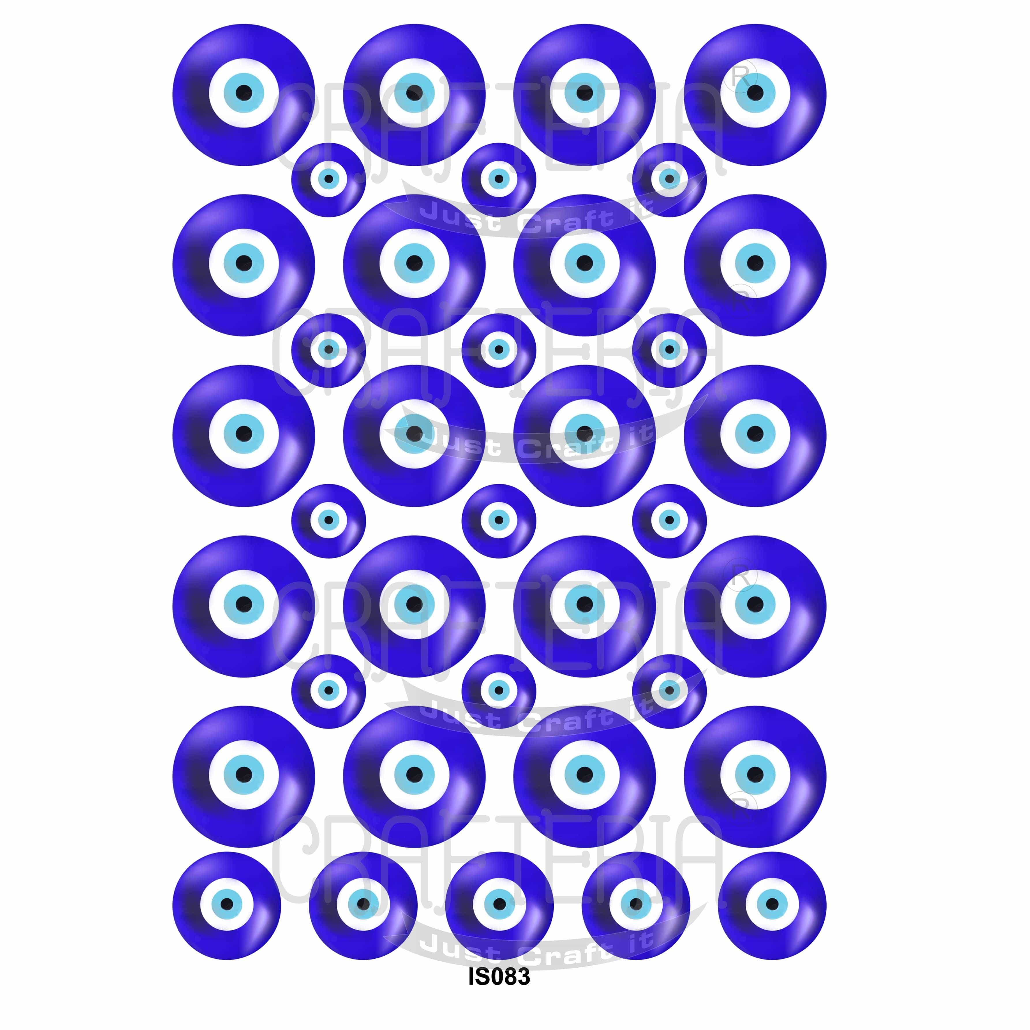 Crafteria Evil Eye Insert Sheet (Transparent Sheet) IS083