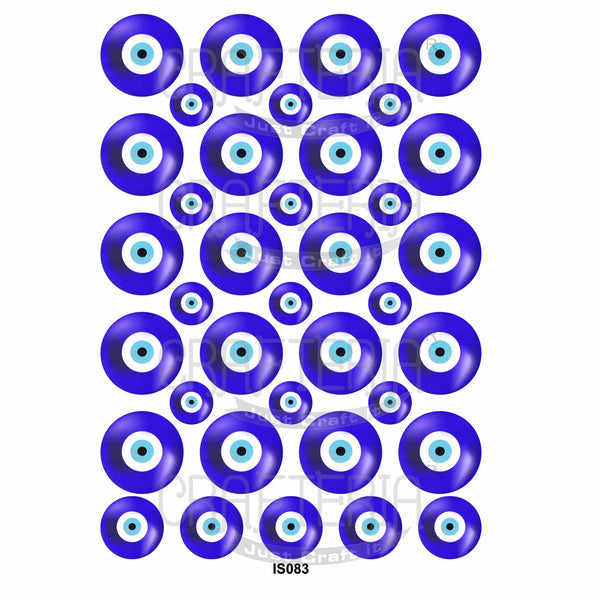 Crafteria Evil Eye Insert Sheet (Transparent Sheet) IS083