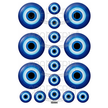 Crafteria Evil Eye Insert Sheet (Transparent Sheet) IS084