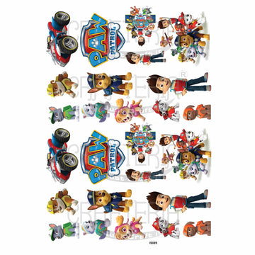 Crafteria Paw Patrol Cartoon Insert Sheet (Transparent Sheet) IS089
