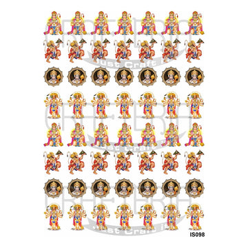 Crafteria Hanumanji Insert Sheet (Transparent Sheet) IS098