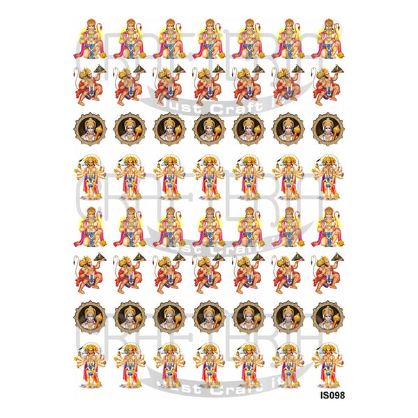 Crafteria Hanumanji Insert Sheet (Transparent Sheet) IS098