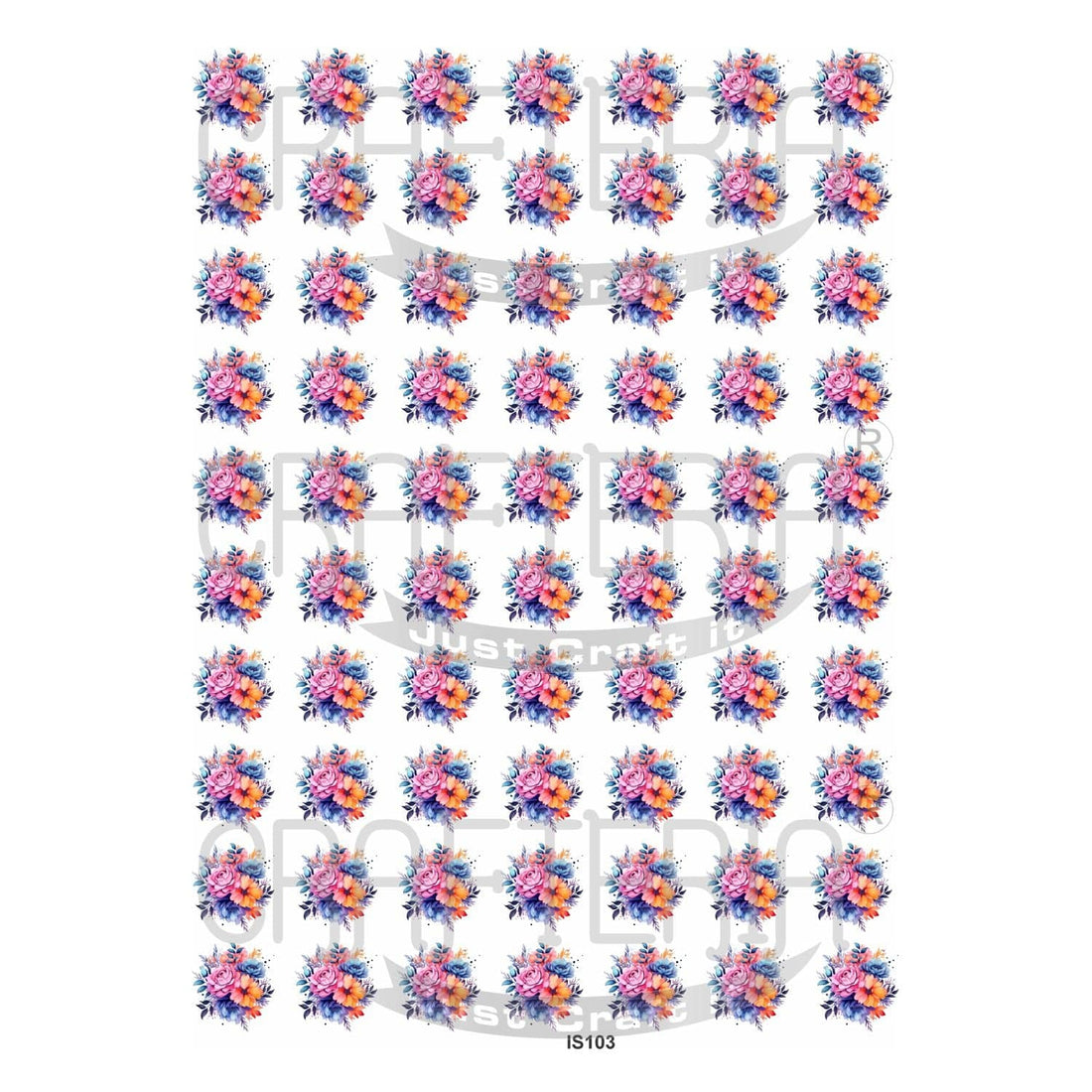 Crafteria Flower Insert Sheet (Transparent Sheet) IS103