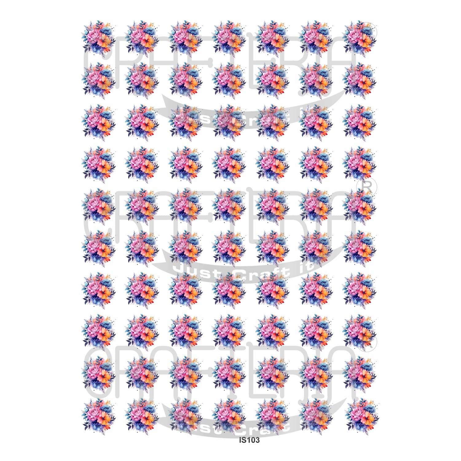 Crafteria Flower Insert Sheet (Transparent Sheet) IS103