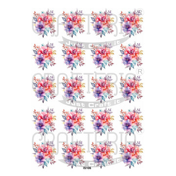 Crafteria Flower Insert Sheet (Transparent Sheet) IS106