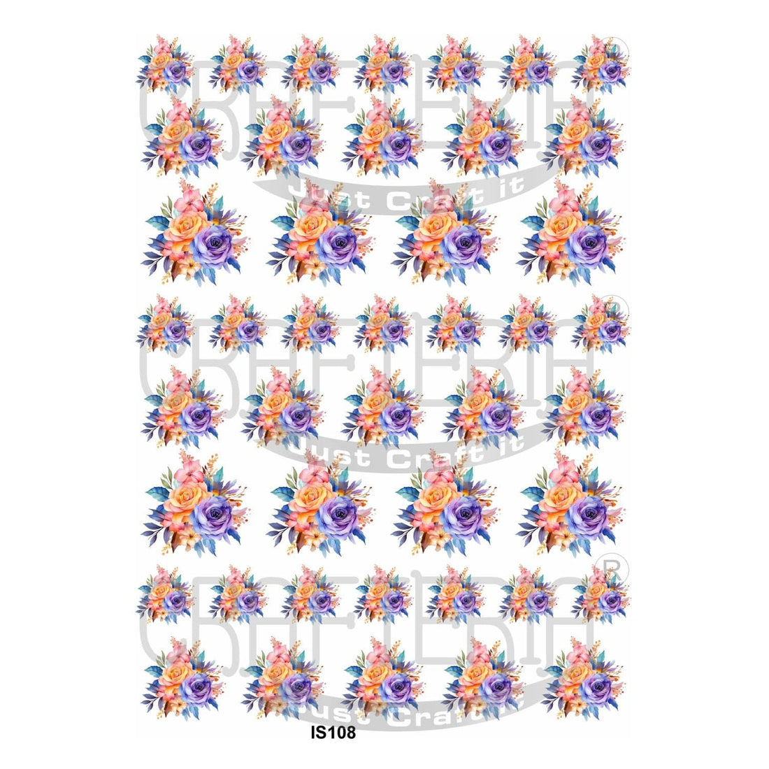 Crafteria Flower Insert Sheet (Transparent Sheet) IS108