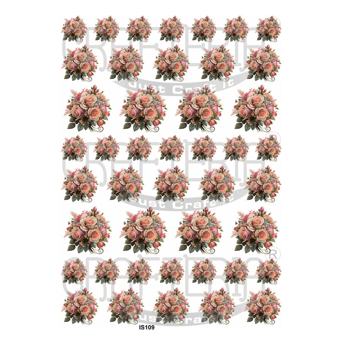 Crafteria Flower Insert Sheet (Transparent Sheet) IS109