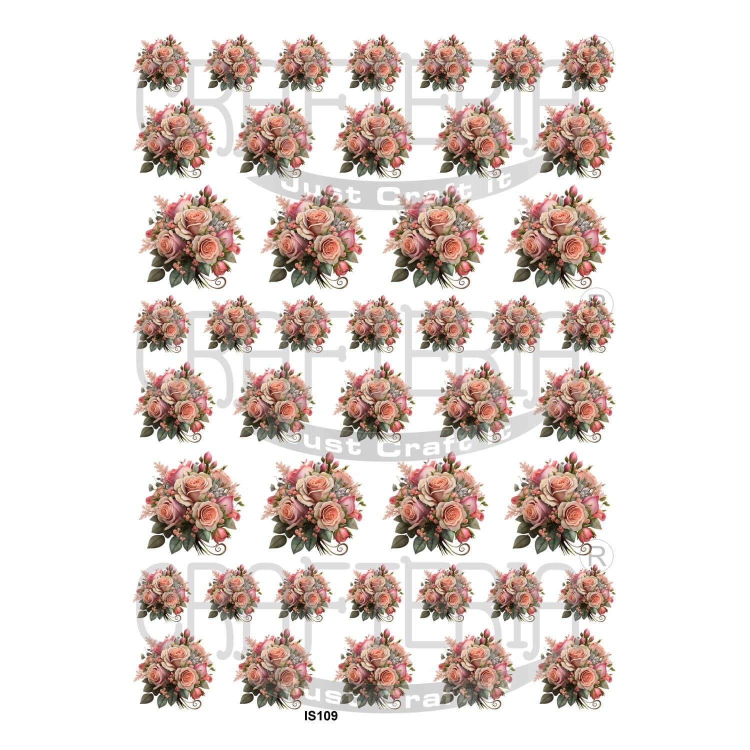 Crafteria Flower Insert Sheet (Transparent Sheet) IS109