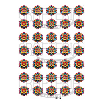 Crafteria Rangoli Design Insert Sheet (Transparent Sheet) IS110