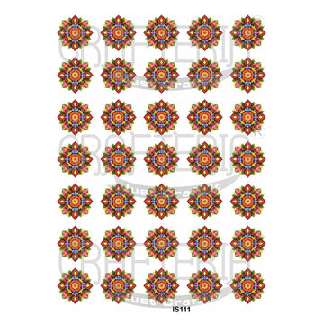Crafteria Rangoli Design Insert Sheet (Transparent Sheet) IS111